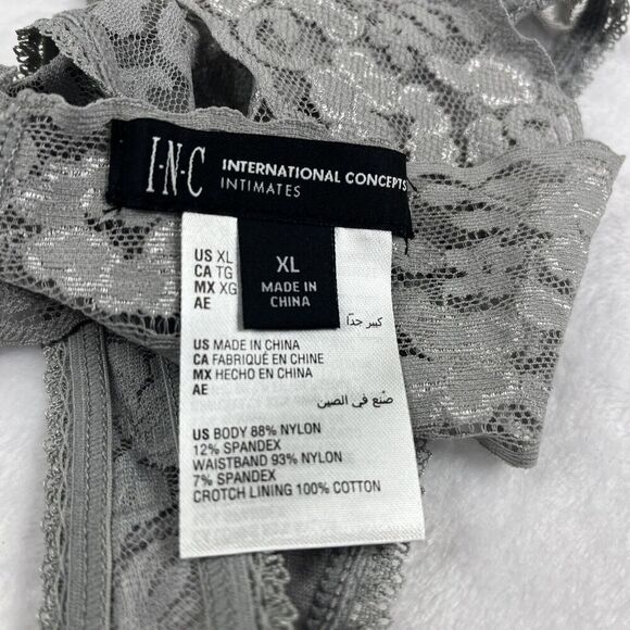 INC International Concepts Lot of 3 Lace Thong Panties Underwear Size XL NWT - Picture 5 of 6